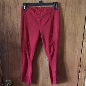 Lululemon Athletica Red Leggings